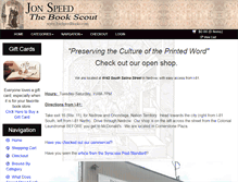 Tablet Screenshot of jonspeedbooks.com